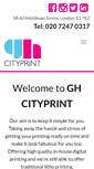 Mobile Screenshot of ghcityprint.co.uk