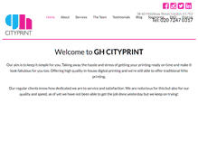 Tablet Screenshot of ghcityprint.co.uk